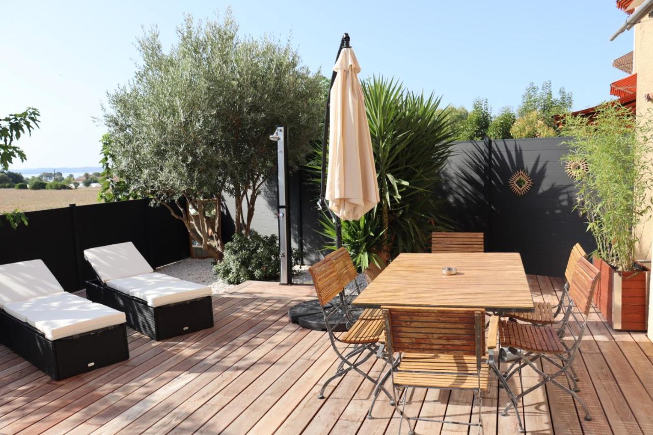 Ferienwohnung Le Petit Sud Carqueiranne Exterior foto